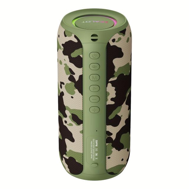 TEMU 2024 New Style Zealot Portable Subwoofer Wireless Speaker, Hifi , Dual Pairing, 3600mah Battery, 16 Hours Playtime Loud Stereo, Booming Bass. Charging Cable, Connect With Mobile Phone/tablet/tv