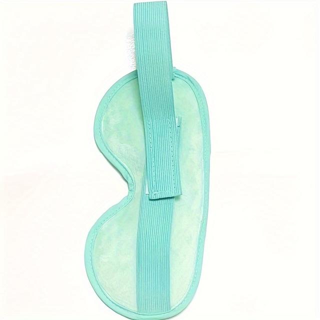 TEMU Żelowa Maska na Oczy do Terapii Ciepłem i Zimnem, Chłodząca Maska Upiększająca na Oczy z Pluszowym Kostką Lodowym do Snu i Relaksu