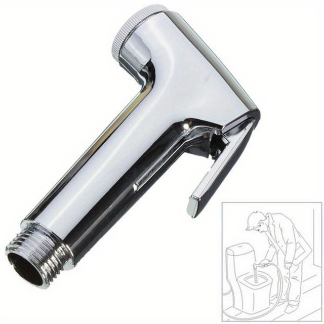 TEMU Easy-install Handheld Bidet Sprayer For Bathroom - Durable Abs, Versatile Shower Head & Water Nozzle Accessory Rv Faucets