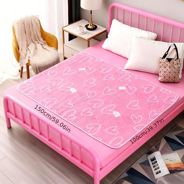 TEMU Péčová Podložka na Postel pro Dospělé - Menstruační Matrace - Opakovaně Použitelná Péčová Podložka - Pratelná v Pračce s Dobrou Prodyšností - Menstruační Matrace/Protiskluzová Podložka