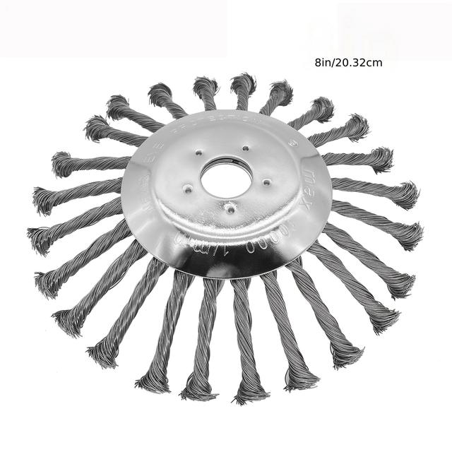 TEMU 6/8 Inch Steel Wire Grass Trimmer Spool, 4pcs Accessory Set, Universal Lawn Mower Parts - For Cutting Grass And Shrubs In Lawns And Gardens, Landscaping Tools