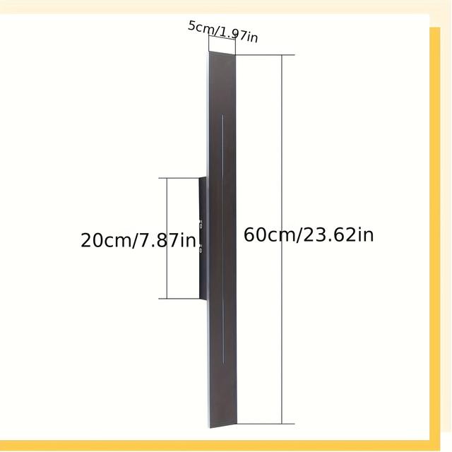 TEMU Modern Led Indoor Wall Lamp For Bedrooms, Corridors, And Living Rooms In Warm . In 100cm, 60cm, And 30cm Sizes With 31w Power. Staircases And .