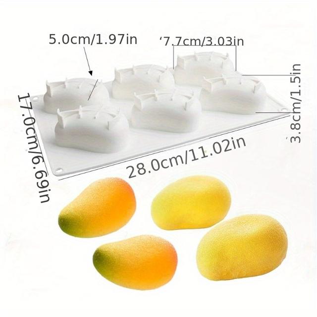 TEMU Flexible Silicone Mold For Holiday Treats - Great For Christmas, Easter, Valentine's Day & Thanksgiving - Suitable For Mousse, Pudding & Pastries