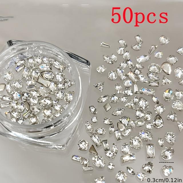 TEMU Nail Art Rhinestone Nail Supplies