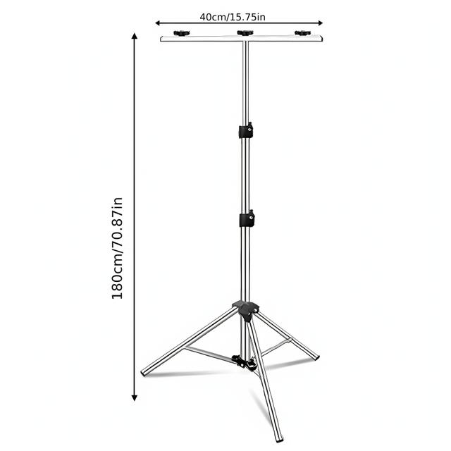 TEMU Adjustable And Extendable Standard Tripod Stand, Suitable For Work Lights And Floodlights