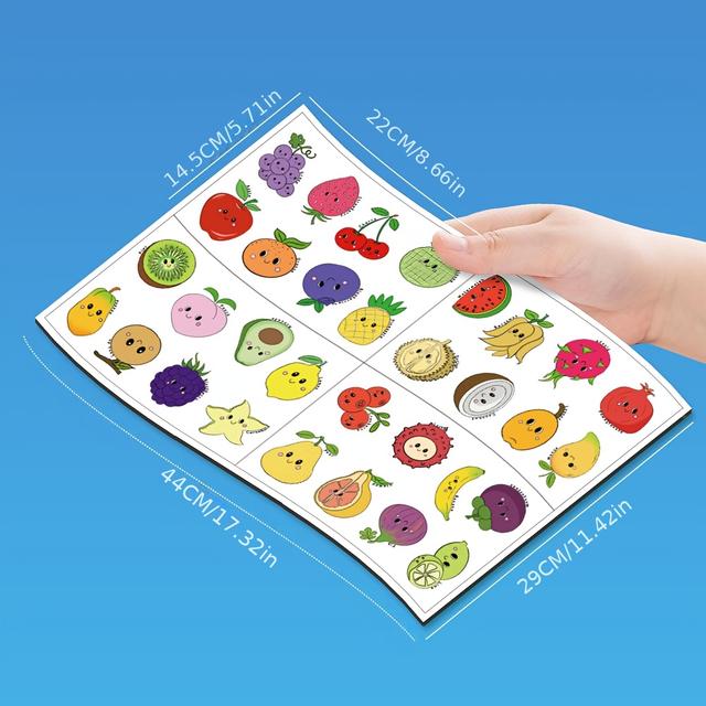 TEMU 32pcs Cute Fruit Fridge Magnets, Made Of Soft Rubber Magnetic Material, And Kitchen Decor For , Wrought Iron Furniture, And Storage Cabinets, Exquisite Gift For