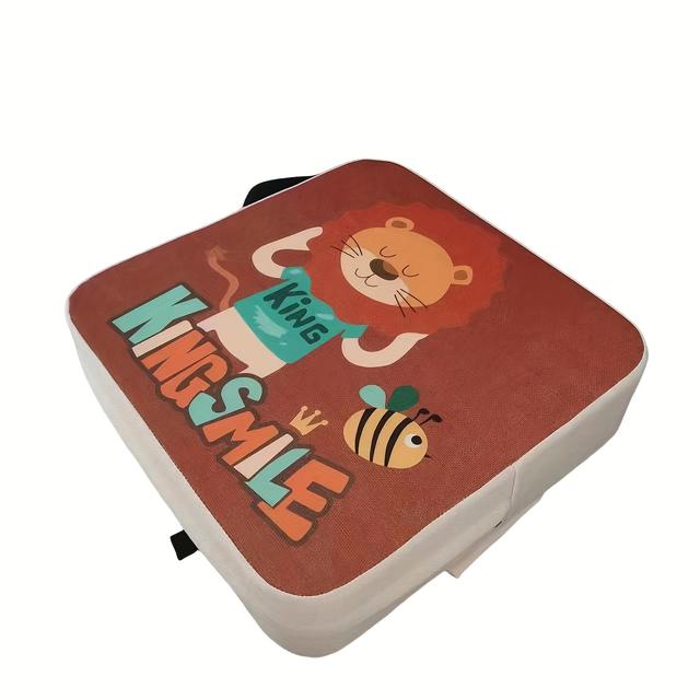 TEMU Lion Heightening Cushion For Dining Chairs, Lightweight And Breathable, Cartoon Chair Pad For Students, Comfortable For Long Sitting
