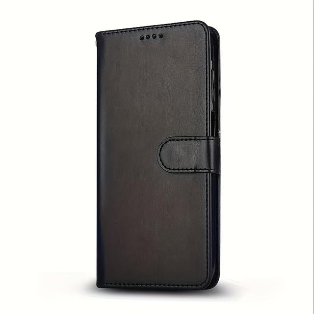 TEMU Luxury Synthetic Leather Card Slot Phone Case Compatible With Galaxy A01 A02 M02 A03 A02s A03s A04 A04s A04e A05 A05s A06 With Stand, Lanyard, And Wallet Features.