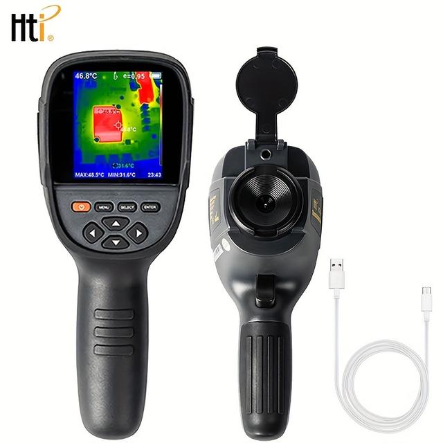 TEMU Handliche Infrarot-Thermografie-Kamera, High-Definition-Thermobildgerät, Thermokarte Bodenheizungserkennungsgerät.