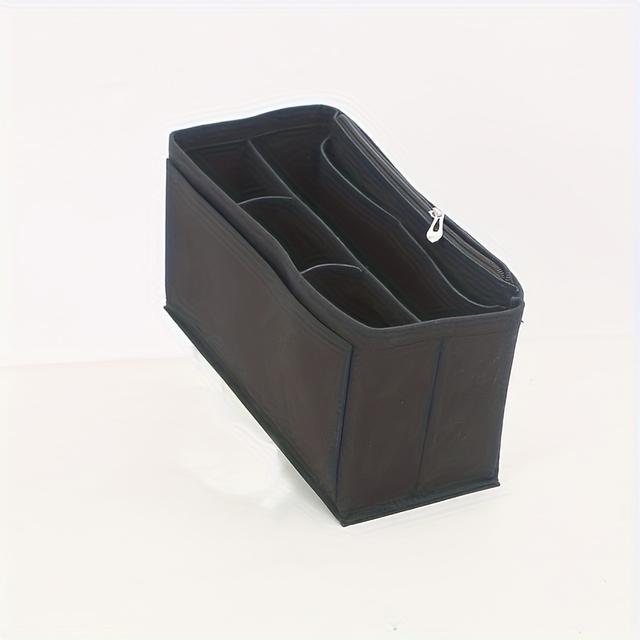 TEMU Odolné plstěné vložky do tašek navržené pro organizaci doplňků, s prostornou přihrádkou pro skladování kosmetiky a lehkým cestovním měkkým polstrováním, které usnadňuje přenášení.