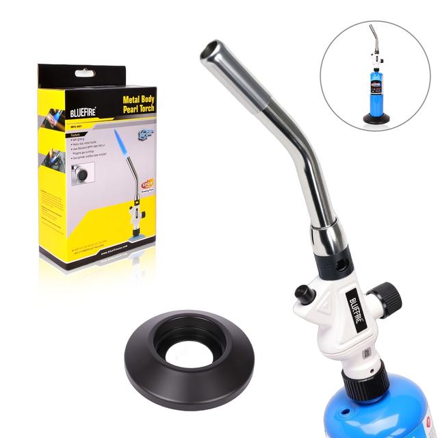 TEMU Pearl Metal Handle Head, Auto Blowtorch Fuel By Propane Map Pro, Great Cooking Gadget For Chef, Welding Brazing Nozzle For Professional