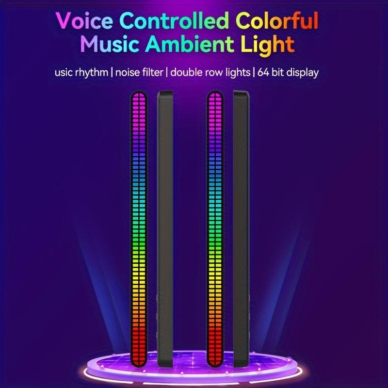TEMU 1 Led Music Sync Light - Rgb Multicolor Decorative Light, Usb Rechargeable, Perfect For Decor, Ktv, Dj Parties, Disco, And A Festive Atmosphere