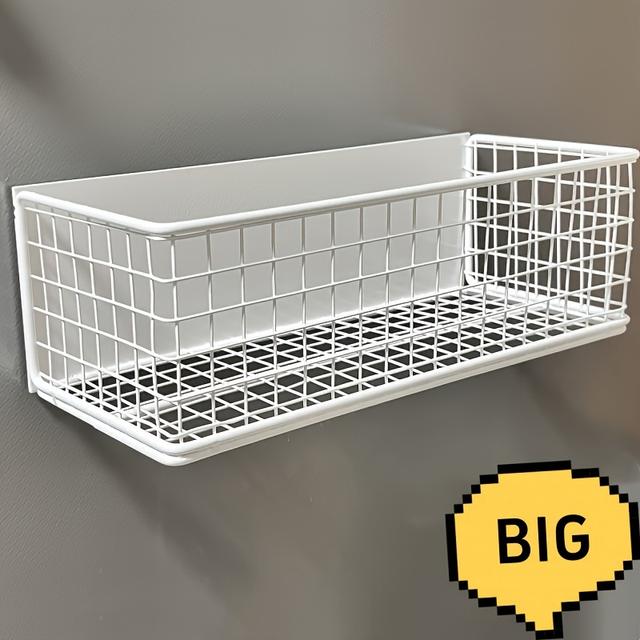 TEMU 1個 大型マグネット式バ 冷蔵庫 錬鉄製収納バ ペグボードアクセサリー 家庭用キッチン 冷蔵庫・電子レンジ・洗濯機の平面に適応 棚用バ