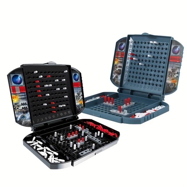 TEMU Chess Game For Kids - Pvc Strategy Board Game, Dual Sea , 2-player Interactive Puzzle Toy, Educational Family Fun Game Gift