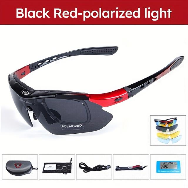 TEMU The 2025 New Style Of Fashionable, Cool And Free-style Versatile Decorative Glasses Comes With A Five-lens High-end Set And Multiple Fashionable Colors From