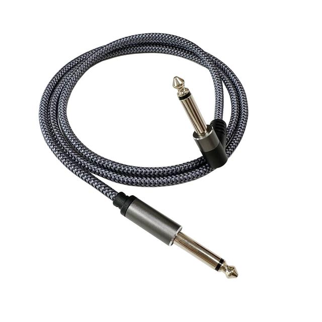 TEMU .5mm Audio Cable - Guitar & Mixer Connections, Round Shape, Male To Male