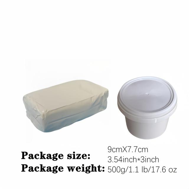 TEMU 500 Grams / 1.1 Of Professional Ceramic Clay In A Bucket, Suitable For Handmade Sculpture And Diy Pottery. Can -dried Or , With A Temperature Of 1100-1350 Degrees.