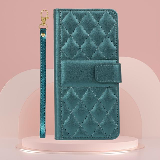 TEMU PU-Lederhülle mit Umhängeband für for samsung for A50 A51 A52 A53 A54 A55 A32 A33 A34 A35 Flip Wallet Kartenfach mit Halterung Magnetische Handyhülle