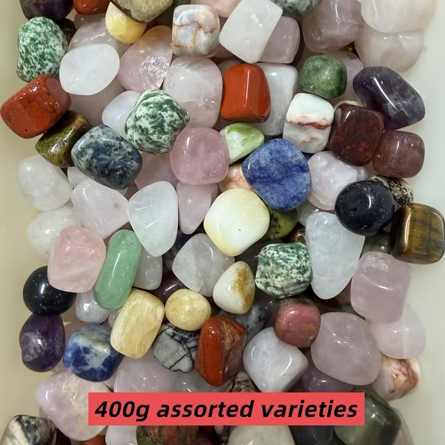 TEMU 100g/200g/400g Assorted Varieties Natural Stone Irregular Tumble Stone Pebble Rocks
