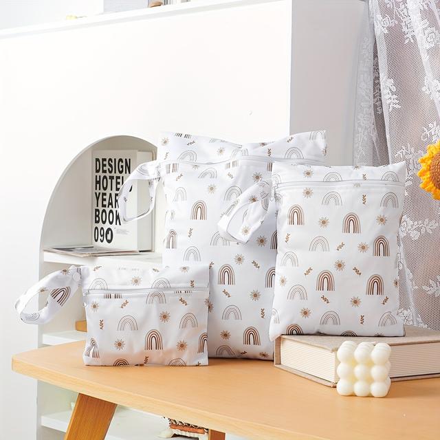 TEMU 3pcs Diaper Bag,portable Wet Dry Bag For Beach,pool,gym,multi-functional Storage Bag For Daily&travel