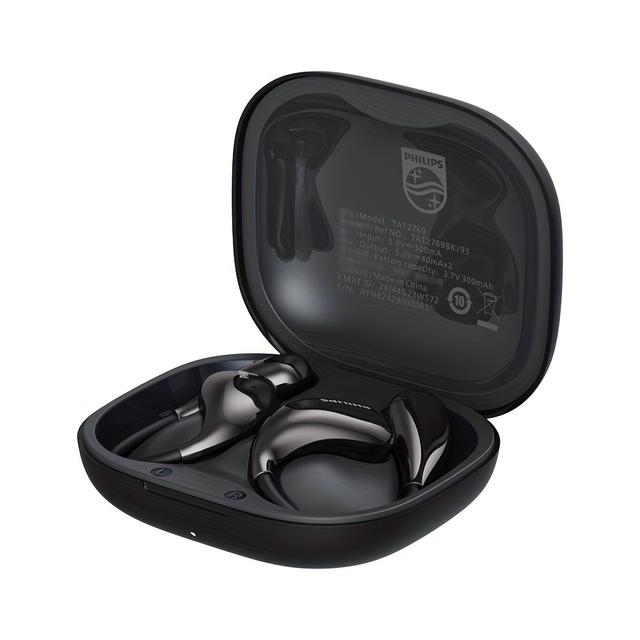 TEMU Philips Kabellose Ohrhörer mit Aktiver Geräuschunterdrückung, Touch-Steuerung, 360° Surround Sound, Offenes Headset-Design, USB-Aufladung, Type-C-Aufladung, Geeignet für Sport und