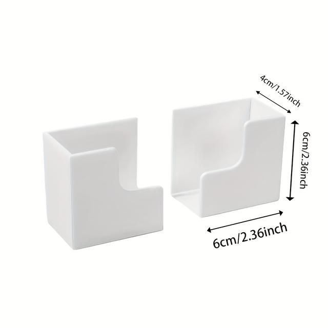 TEMU 2 szt. Ścienny uchwyt do przechowywania wagi - Idealny do domu, łazienki i siłowni, oszczędność miejsca, łatwy montaż bez wiercenia - Przechowywanie w łazience na wagi