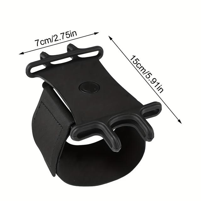 TEMU Soporte de muñeca para correr con soporte para teléfono, compatible con iPhone, Samsung, Xiaomi y Huawei, correa deportiva giratoria de