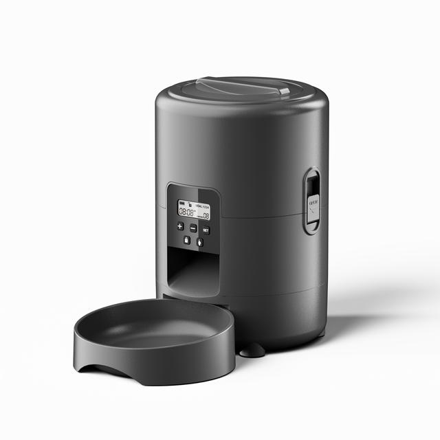 TEMU 2l Pet Feeder Timing Smart Automatic Dog Pet Feeder For Cats Dog Button Intelligent Dry Food Dispenser Dog Bowl No 5v 1a Usb Plug