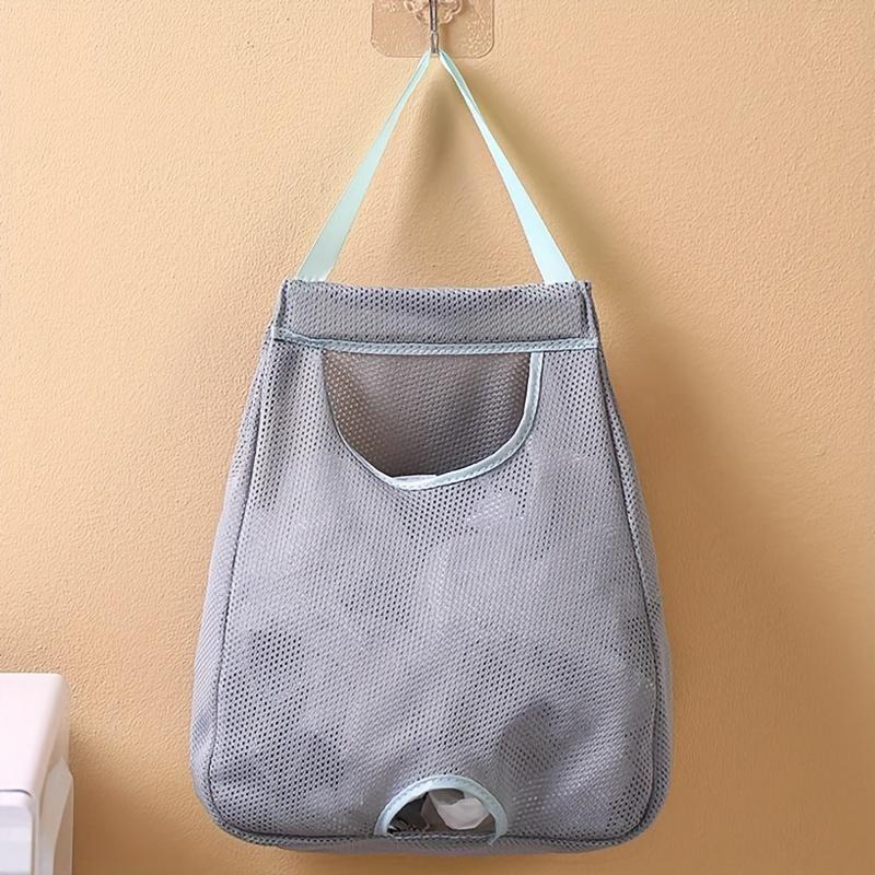 TEMU 1pc Pull Out Hanging Garbage Bag Storage Bag, Wall Mounted Garbage Bag Storage Bag, Home Storage Organizer For Kitchen, Bathroom, Bedroom, Home, Dormitory, Kitchen Additions