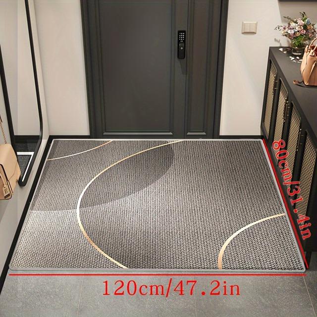 TEMU 겨울 선 옐로우 베이스 TPR-타임즈 드림 실수 그레이 커피색 도어매트, 흡수성 미끄럼방지 실내용 매트, 심플하고 스타일리시한 환영 입구 매트, 문, 복도, 주방, 세탁실에 적합한 부드럽고 편안한 홈 데코 매트