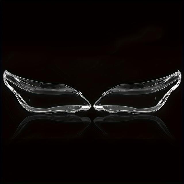 TEMU Passend für BMW 5er M5 E60 E61 2003-2010 transparente Lampenschirm, langlebige Scheibenabdeckung für Scheinwerfer