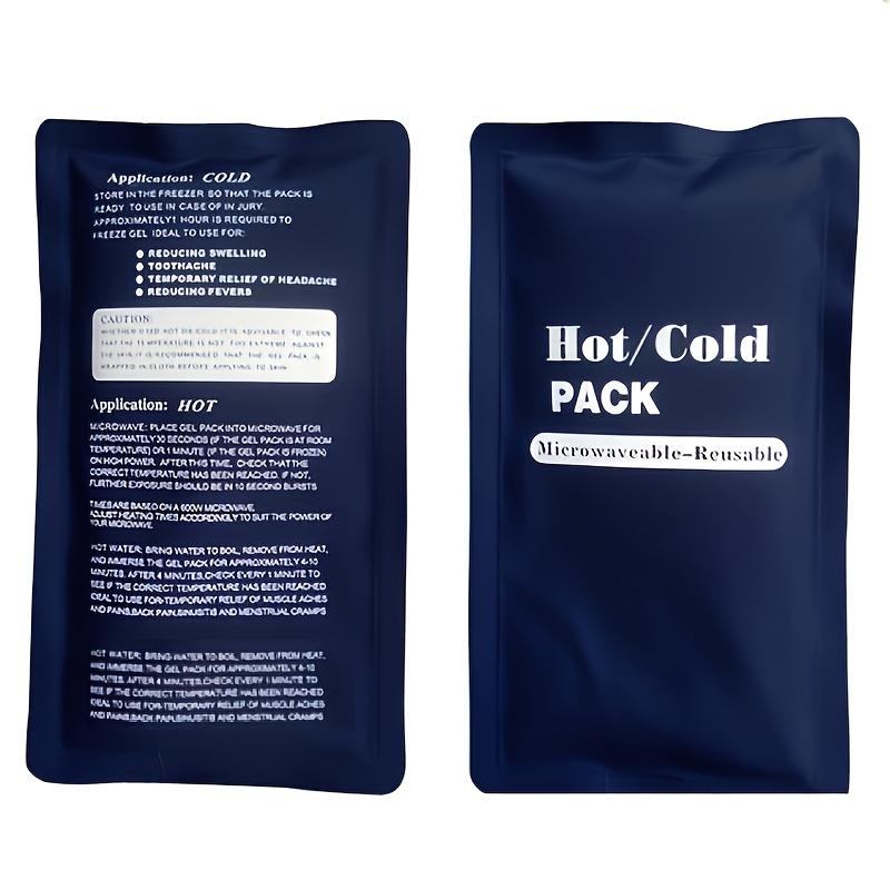 TEMU Temperature-reducing Gel Ice Pack, Soft Reusable Hot/cold Compress For Shoulders, Back, Knees, Ankles & More - Portable High-quality Design
