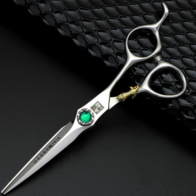 TEMU Huozaki Echte Haarschere, gefertigt aus Hitachi 440C Kohlenstoffstahl handgeschliffen für außergewöhnliche Schärfe Haltbarkeit