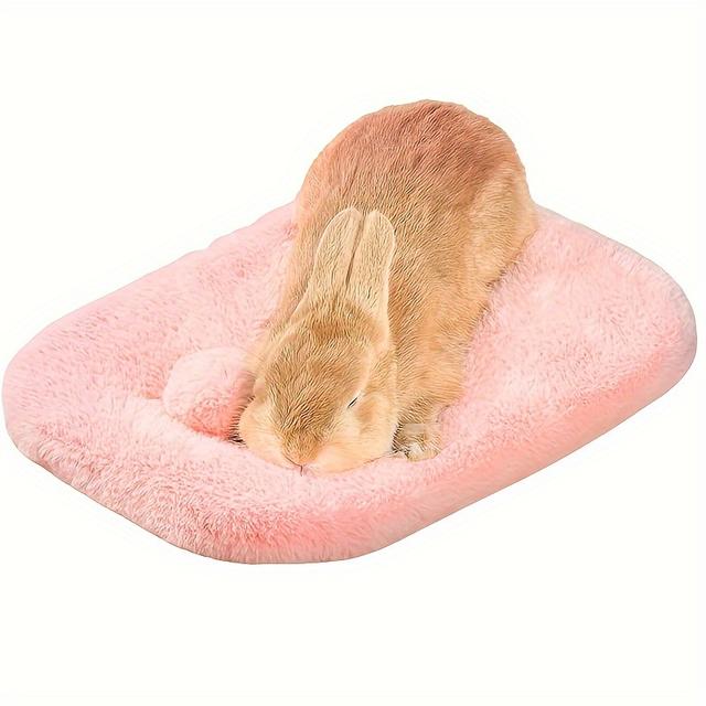 TEMU 1pc Cama de de Pelúcia Poliéster - Tapete de Animal de , Durável e Lavável | de Ideal para , Chinchilas e Furões | Almofada Aconchegante para Dormir e de Animais