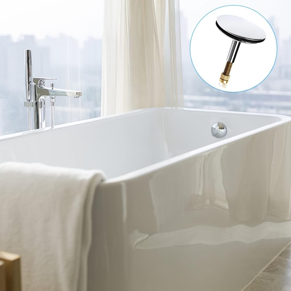 TEMU 1pc Bathtub Drain Plug Adjustable Pop-up Sink Strainer Replacement For Bathtub 1.73 Inches (43mm)