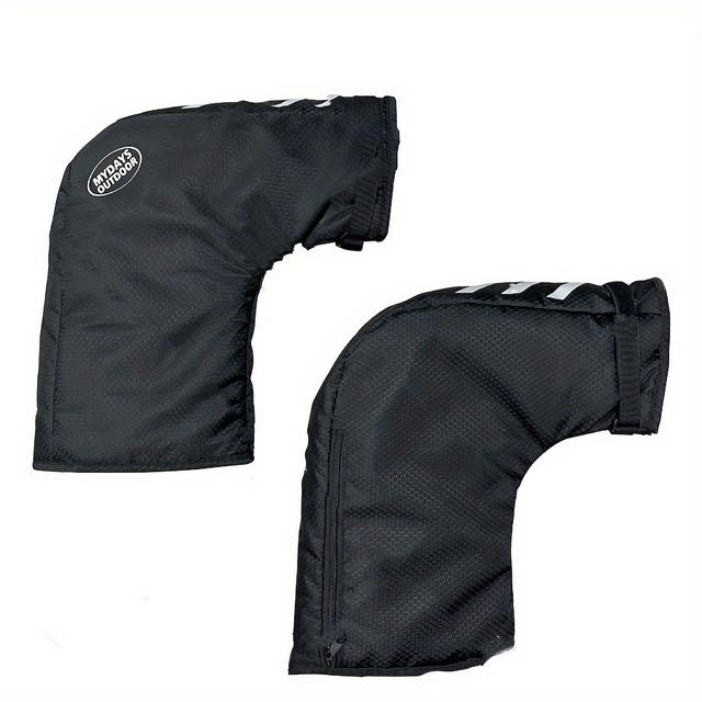 TEMU Bicycle Handlebar Gloves, Motorcycle Handlebar Gloves, Mountain Bike Gloves, Winter Warm, Windproof, Reflective