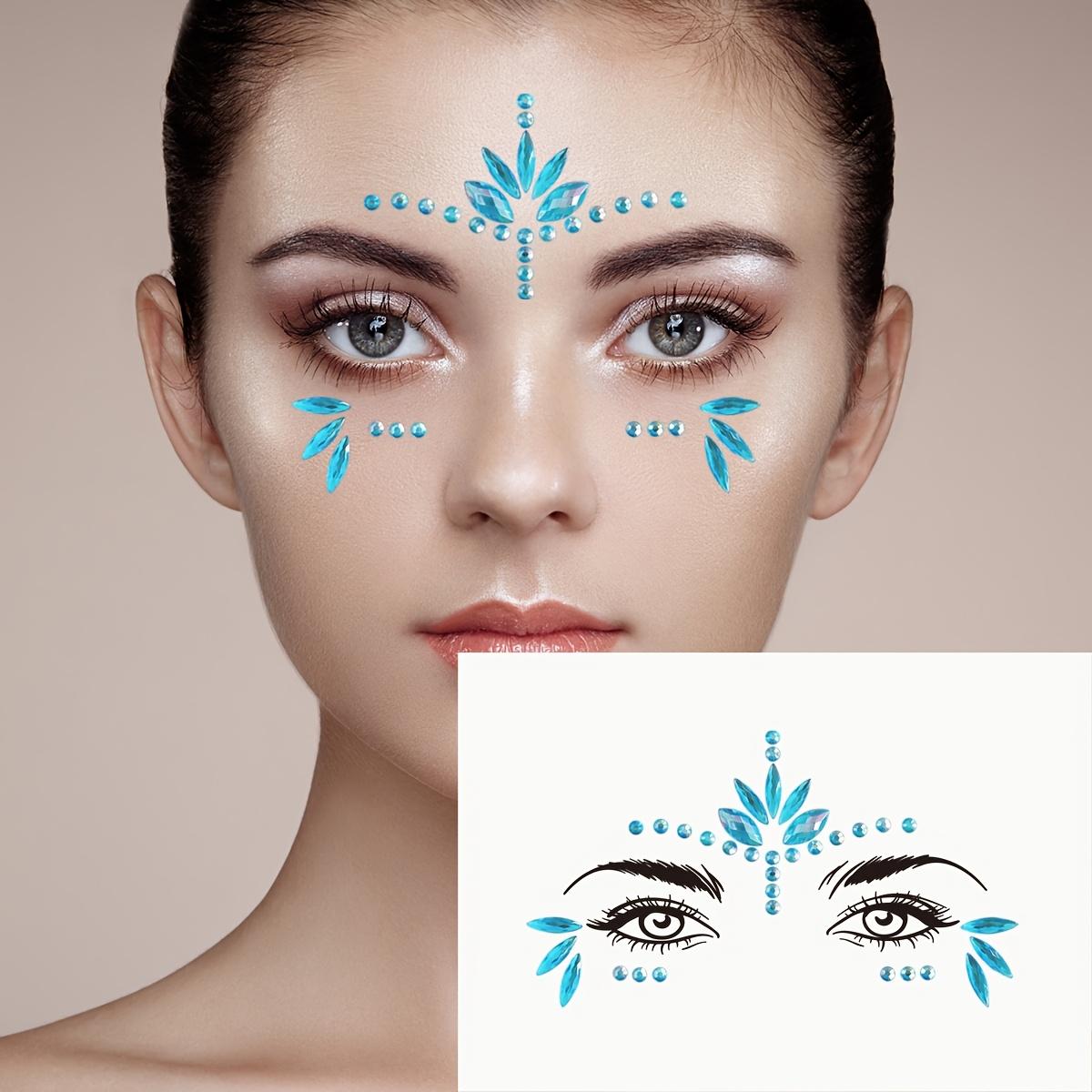 TEMU 1 Abs Material Facial Decorative Sticker Suitable For Party Use