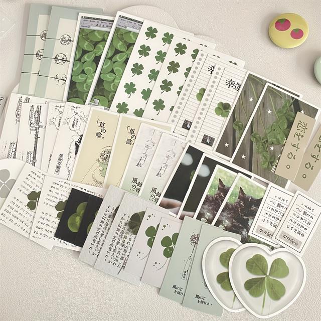 TEMU 42개 Y2K 스티커, 특별 시리즈, 직사각형, 내구성 종이, 재사용 가능, 무광택 마감, 사무용품, 라벨링 및 밀봉, 저널 장식 재료