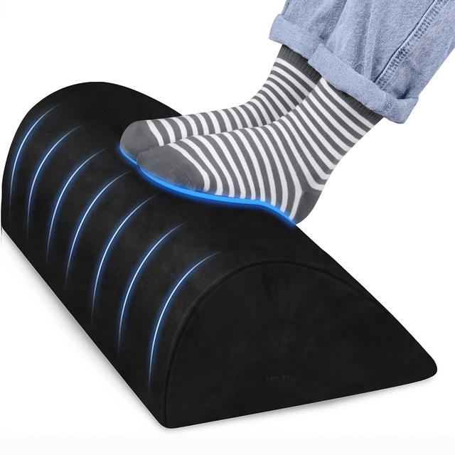 TEMU Foot Rest For Under Desk , Office Desk Accessories With Soft Foam And Washable Removable Cover, Foot Stool For Office, Car, Home To Foot Support And Relax Ankles