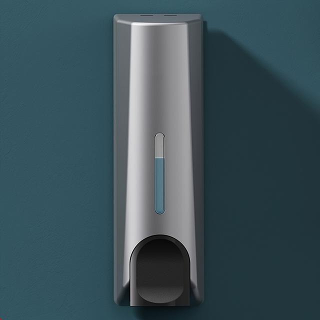 TEMU Nástěnný dávkovač mýdla: Manuální dávkovač mýdla na ruce, velkokapacitní nádoba na pleťové mléko, není potřeba elektřina, koupelnový sprchový doplněk