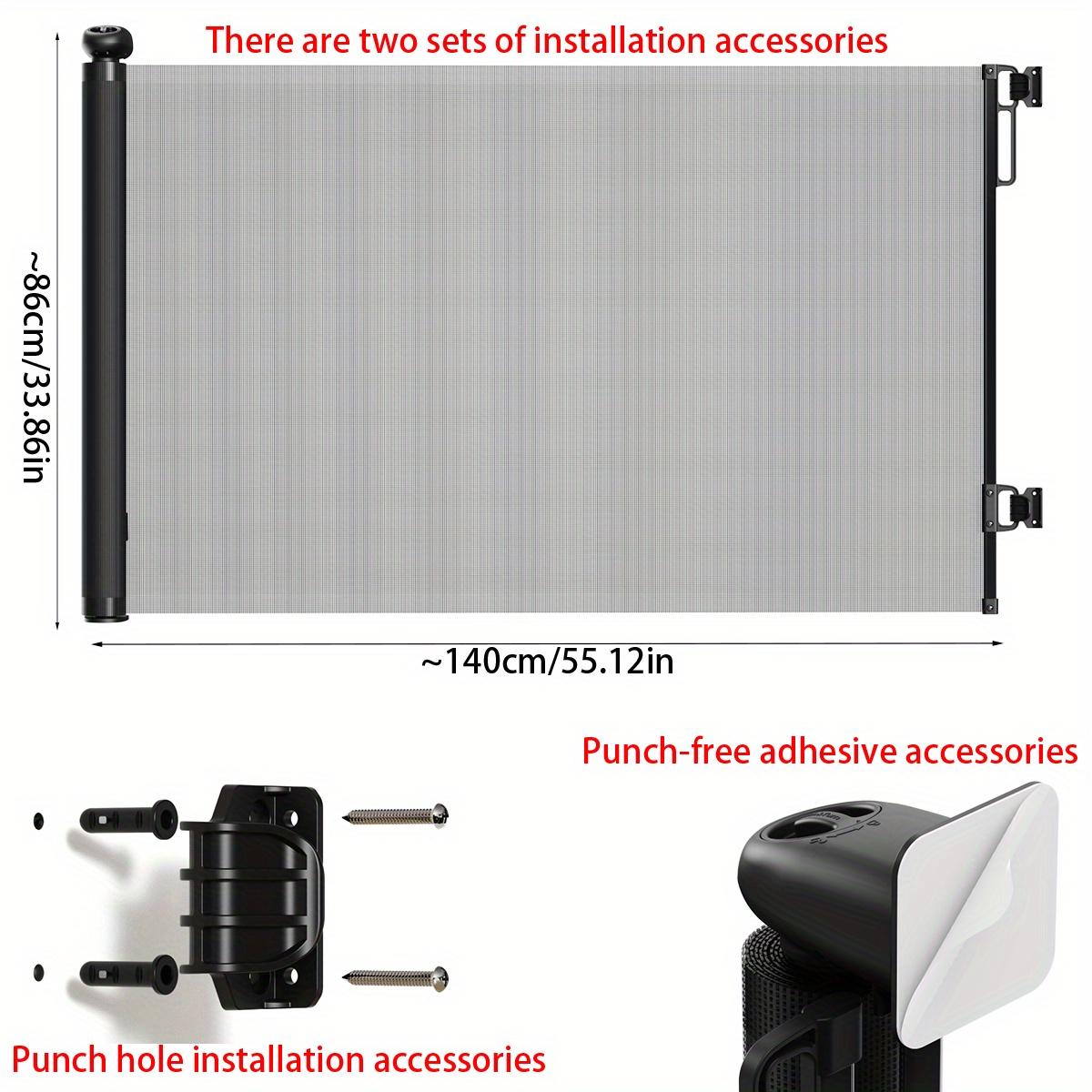 TEMU Maritime Telescopic Gate Barrier, Indoor No-drill Safety Railing, Dog Fence, Pet Enclosure, Puppy Pet Fence, Safety