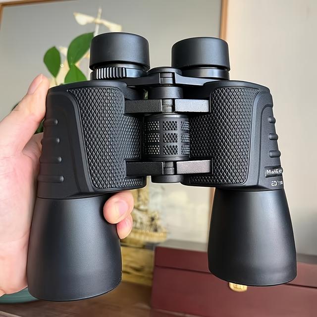 TEMU Hd 10x50ed Binoculars 50mm Large Lens 24mm Large Eyepiece Fmc Broadband Coating With Storage Bag Suitable For Watching Bee Hunting Travel Watch Ball Game Concert Music Festival On Foot