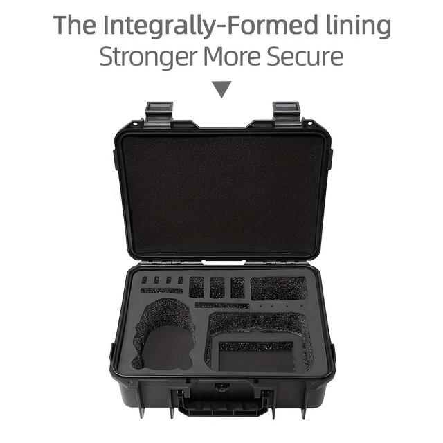 TEMU Funda Rígida para 4 Pro/Mini 3/Pro y RC2/RC/RC-N2/N1, Soporta 6 Baterías y Adiciones como Centros de Carga, Cargadores, Cables, Fundas de Filtro, Hélices, Etc.