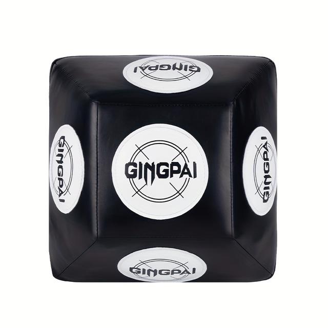 TEMU Gingpai Multifunctional Wall-mounted Boxing For Adults, Pu Fabric Material, Uncharged, Wireless - For Straight, Swing, Hook, And Whip-leg Punch Training, Suitable For 14+