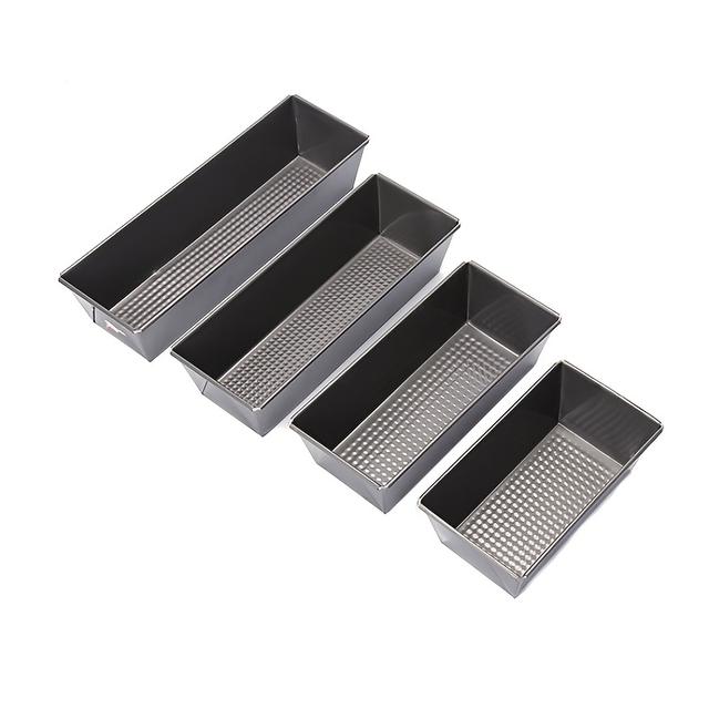 TEMU Ensemble de 4 moules à pain en acier au antiadhésif Faridabio - Moules à pain et à gâteaux rectangulaires pour et - les tailles petite, moyenne, grande et extra large