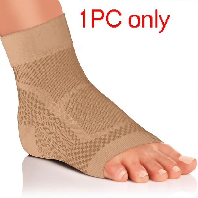 TEMU 1pc Knitted Breathable Ankle Support Brace, Best Ankle Compression Support Brace For Foot And Heel