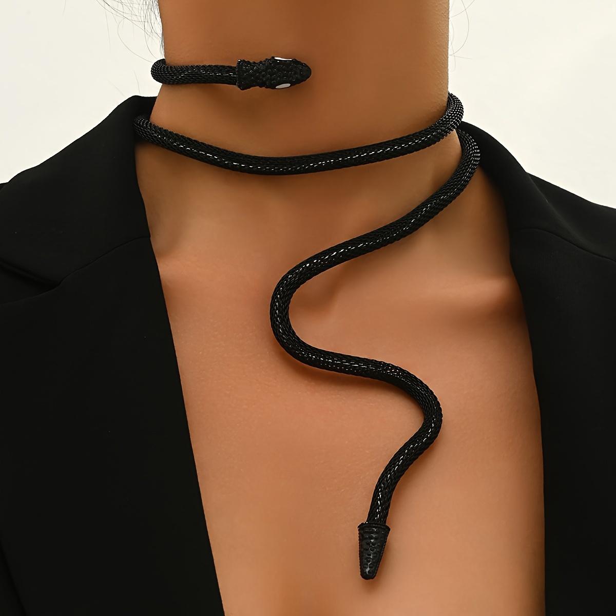 TEMU 1 Stylish And Creative Gothic-style Adjustable Collar Necklace With Interchangeable Designs