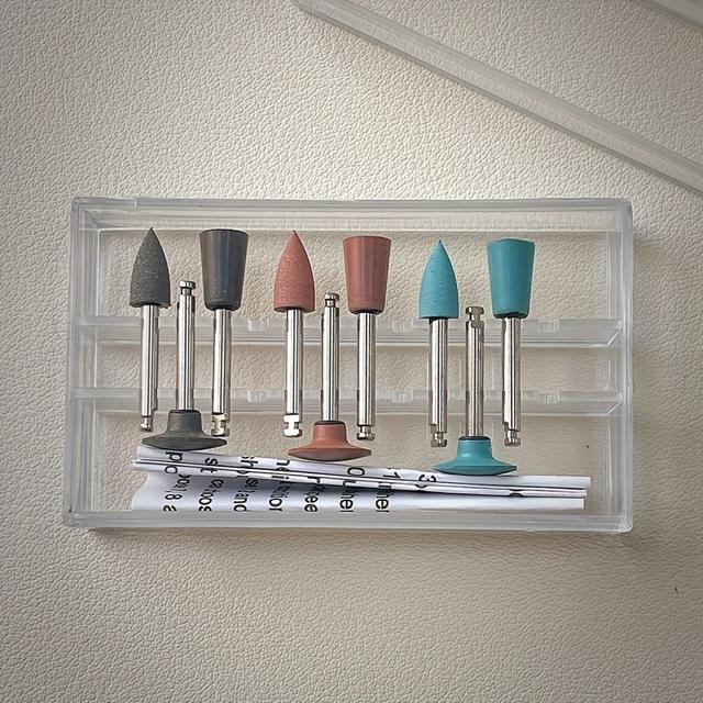 TEMU Amalgam Trimming & Polishing Kit Ra0109 (9pcs/box) For Low Phone Composite Resin Polishing Kit Silicone Tool