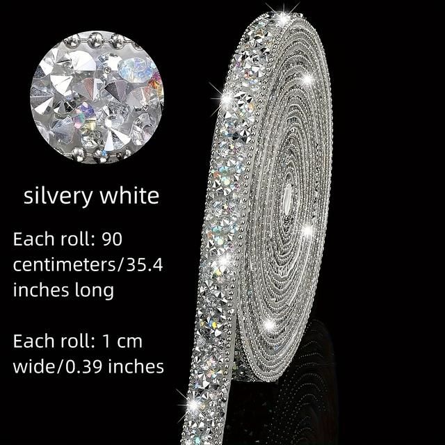 TEMU Samolepící Pryskyřičný Kamínek S Flitry Umělý Krystalový Kamínek Na Stužku Pro Vlastní Výrobu Bot, Tašek, Ozdob Na Šaty