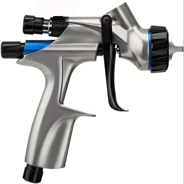 TEMU High- Hvlp Spray Kit For Automotive & Wall Painting - 600ml Cup, 1.3mm Tip, Smooth Design